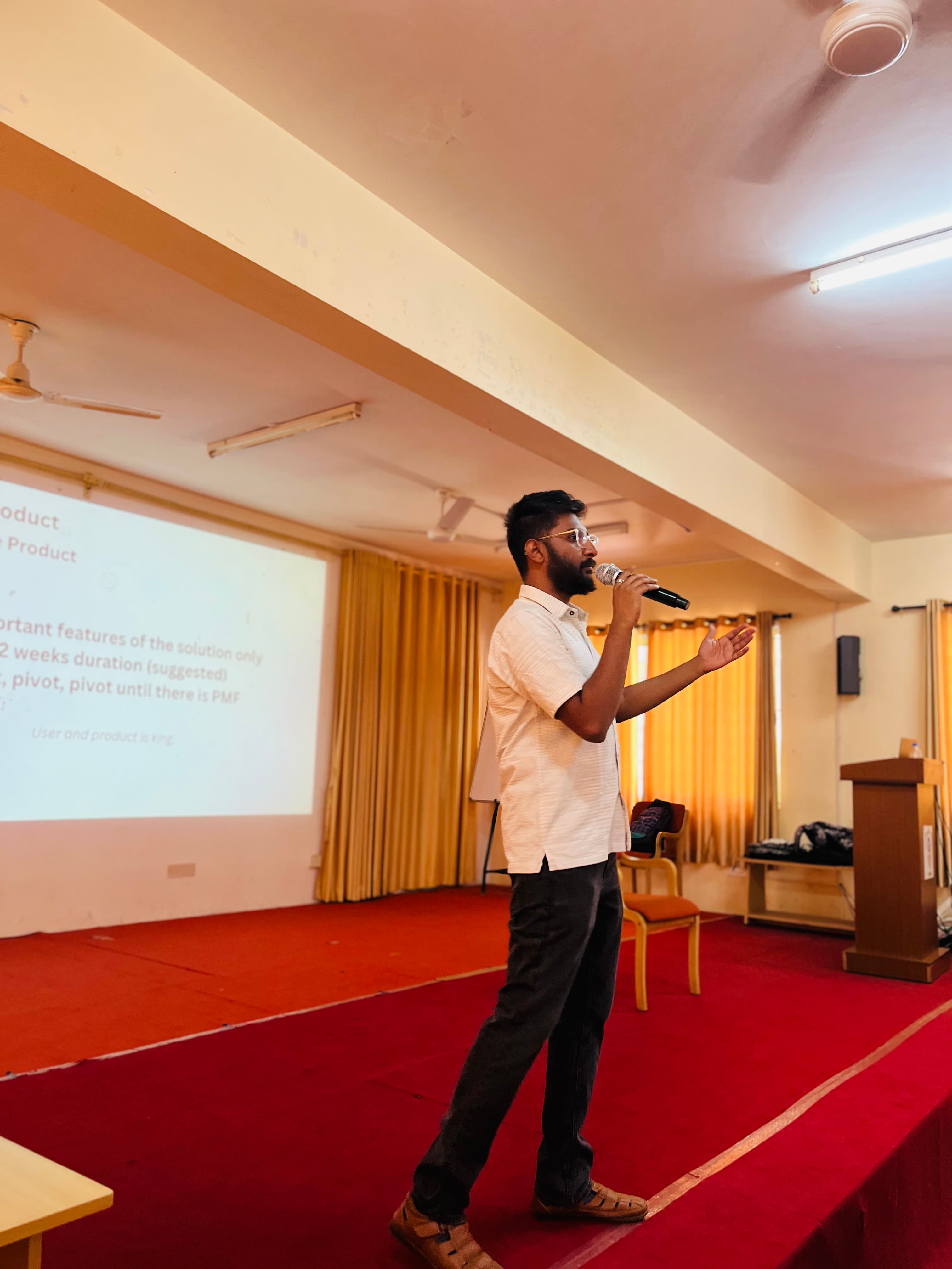 Speaking engagement 1